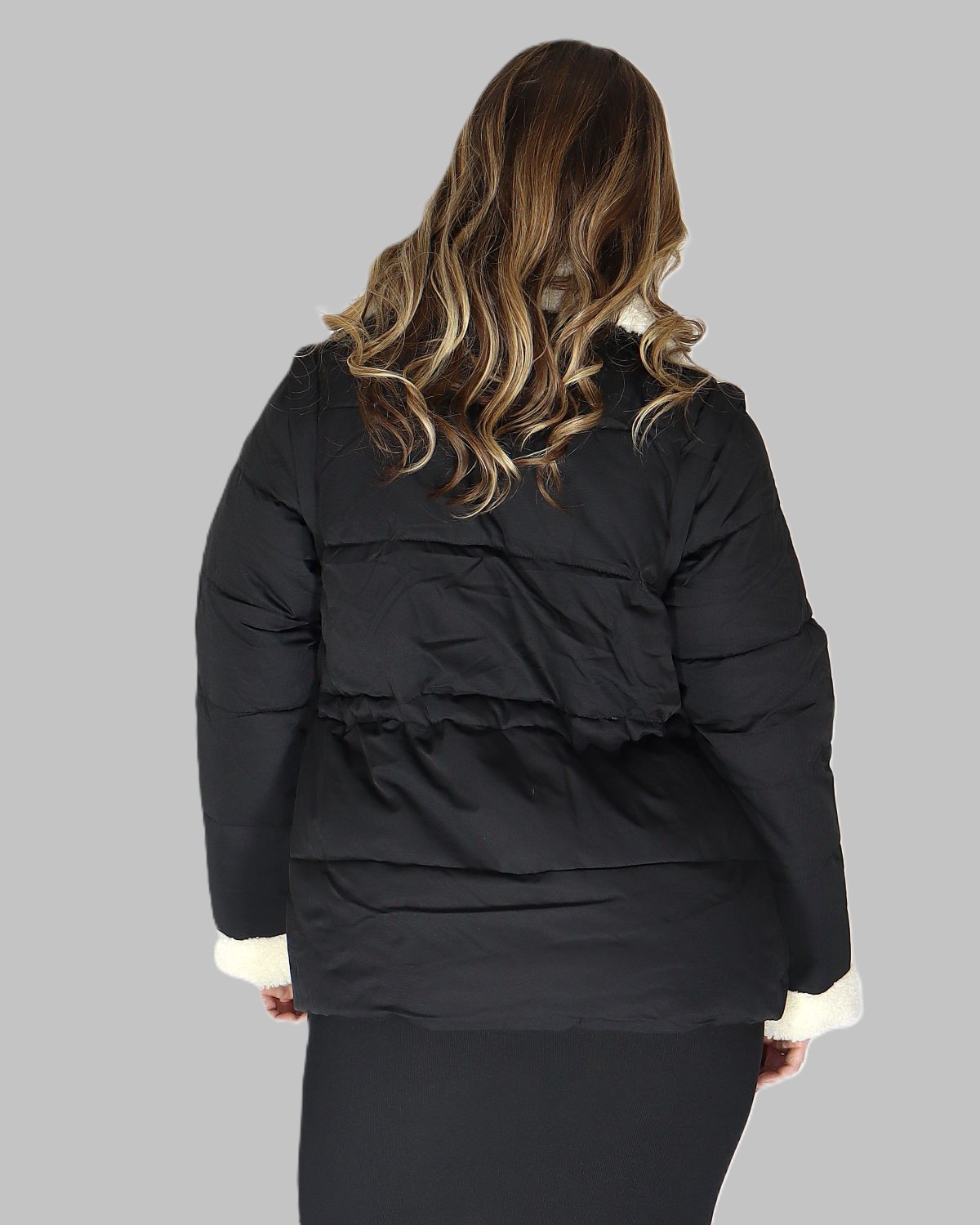 Felautia Winter Parka With Faux Shearling Collar - Image 4