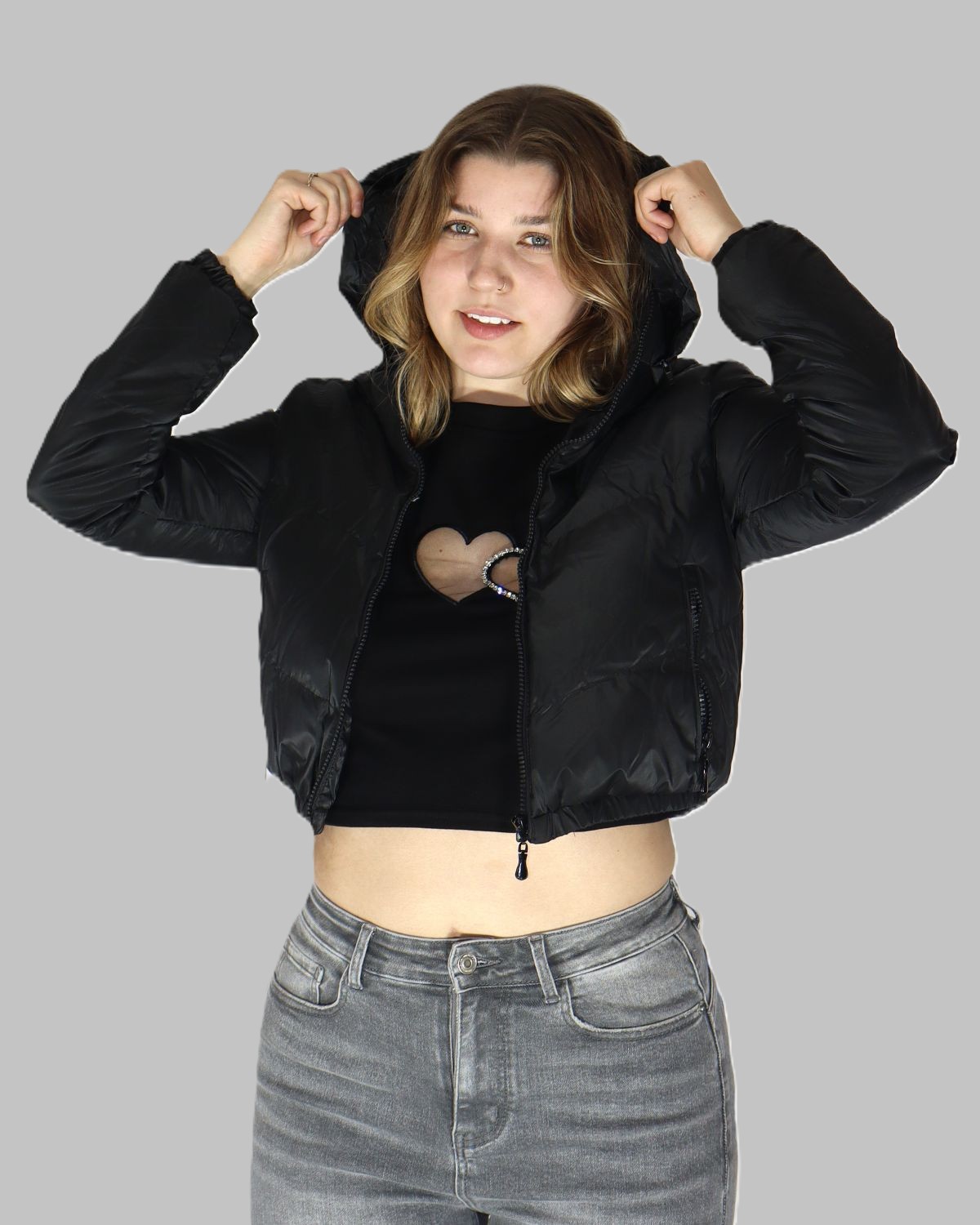 Felautia Women Short Hoodie - Image 3