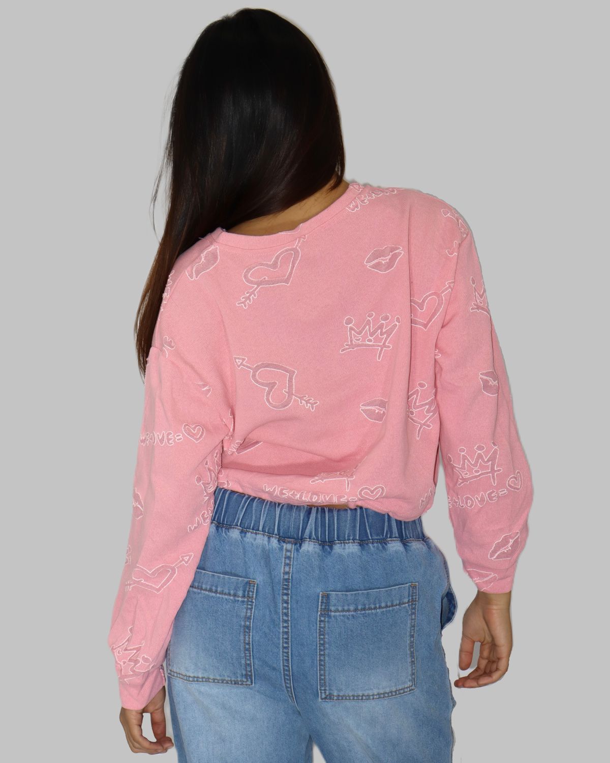 Felautia Self Love Pink Knitted Top - Image 3